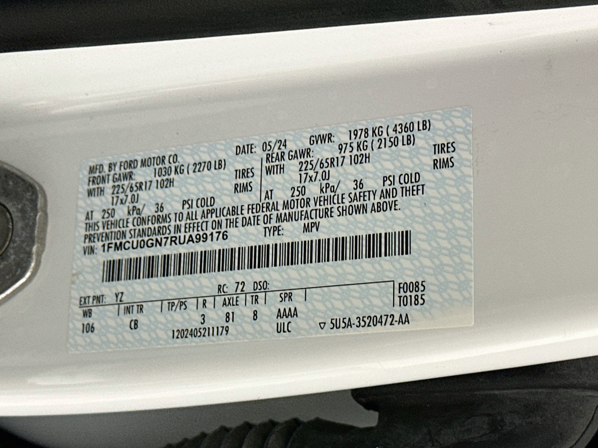 Used 2024 Ford Escape Active FWD image 12