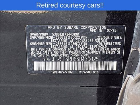 Certified 2025 Subaru Forester Limited AWD/4WD image 10