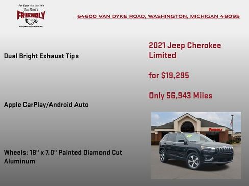 Used 2021 Jeep Cherokee Limited image 10