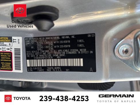 Certified 2023 Toyota Highlander XLE image 23