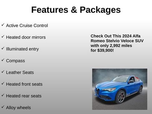 Used 2024 Alfa Romeo Stelvio Veloce image 8