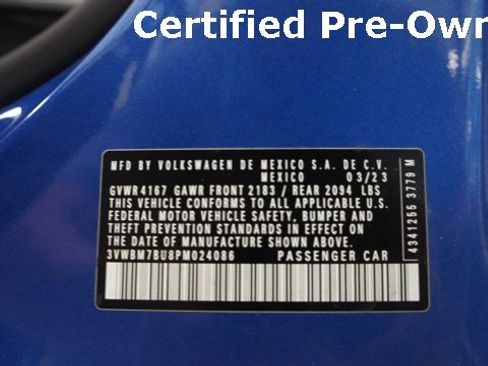 Certified 2023 Volkswagen Jetta Sport image 78