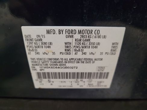 Used 2016 Ford Explorer XLT w/ Equipment Group 202A AWD/4WD image 33