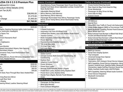 New 2026 MAZDA CX-5 2.5 S w/ Premium Plus Package image 33