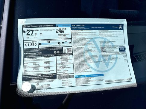 New 2026 Volkswagen GTI SE FWD image 13