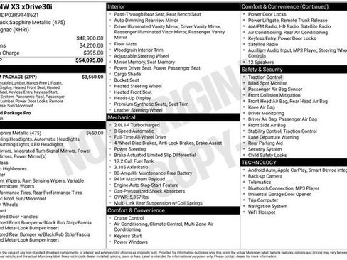 Used 2024 BMW X3 xDrive30i w/ Premium Package image 5