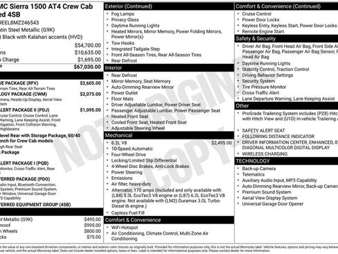 Used 2021 GMC Sierra 1500 AT4 w/ AT4 Value Package AWD/4WD image 43