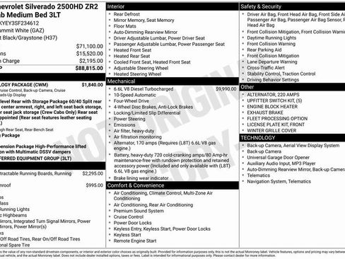 Used 2025 Chevrolet Silverado 2500 ZR2 w/ Technology Package AWD/4WD image 12