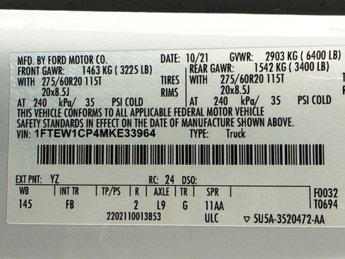 Used 2021 Ford F150 XLT w/ Equipment Group 302A High image 26