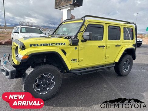 Used 2022 Jeep Wrangler Unlimited Rubicon 4xe w/ Steel Bumper Group image 3