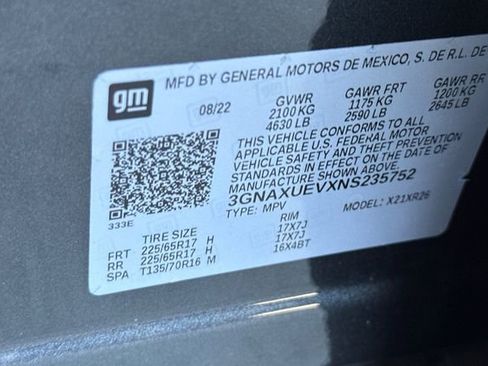 Used 2022 Chevrolet Equinox LT AWD/4WD image 53