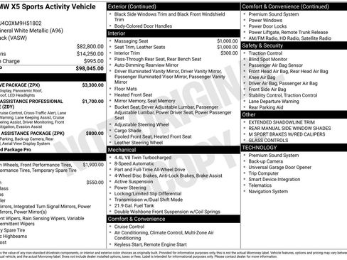 Used 2021 BMW X5 M50i w/ Executive Package image 16