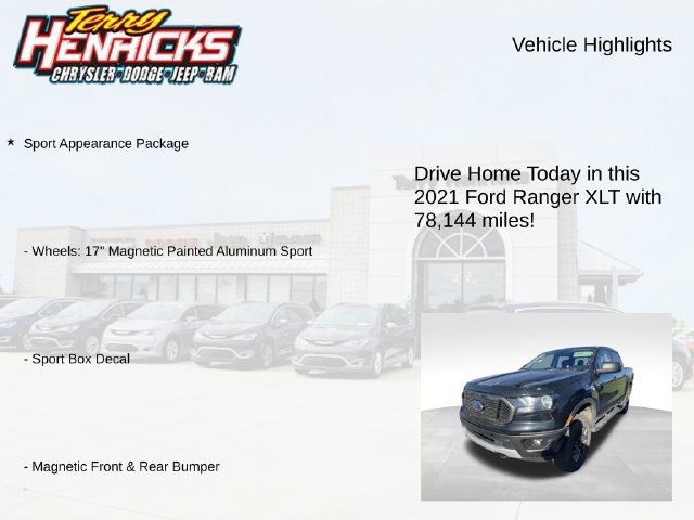 Used 2021 Ford Ranger XLT w/ Equipment Group 302A High AWD/4WD image 4