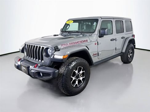 Used 2021 Jeep Wrangler Unlimited Rubicon w/ Uconnect 4C Nav & Sound Group AWD/4WD image 4