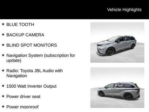 Used 2026 Toyota Sienna XSE FWD image 5