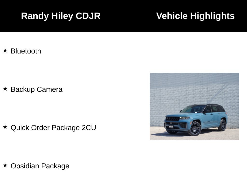 New 2026 Jeep Grand Cherokee Summit w/ Obsidian Package AWD/4WD image 5