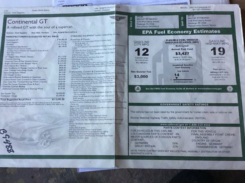 Used 2012 Bentley Continental GT image 2