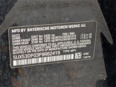 Used 2023 BMW X3 xDrive30i w/ Premium Package image 33