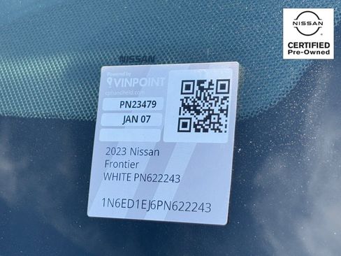 Certified 2023 Nissan Frontier SV w/ Midnight Edition Package image 29