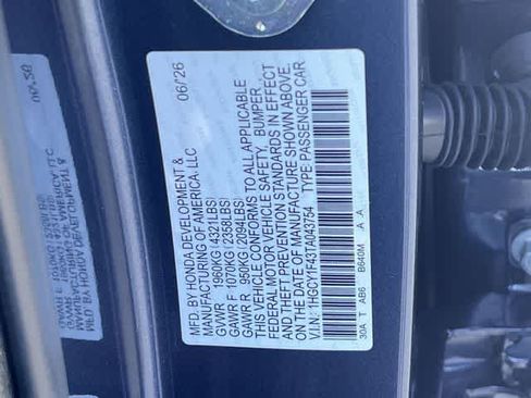 Certified 2026 Honda Accord SE image 22