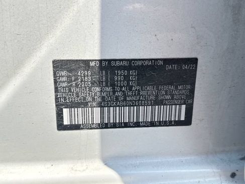 Used 2022 Subaru Impreza 2.0i AWD/4WD image 17