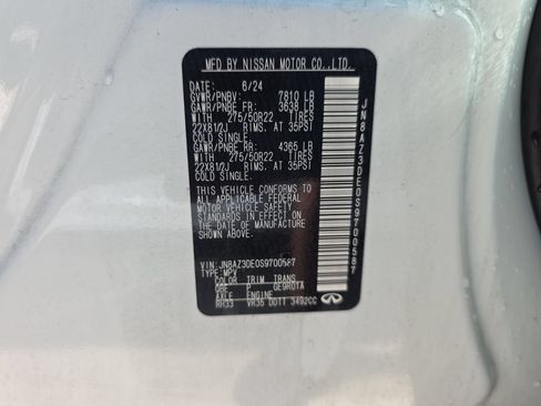 Used 2025 INFINITI QX80 Sensory AWD/4WD image 34