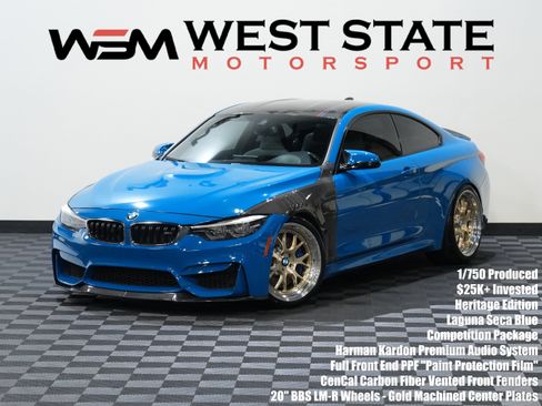 Used 2020 BMW M4 Coupe w/ Competition Package RWD image 1