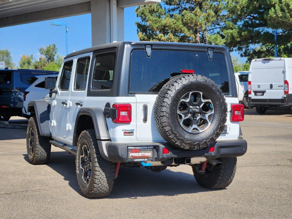 Used 2022 Jeep Wrangler Unlimited Rubicon 4xe w/ Steel Bumper Group AWD/4WD image 3