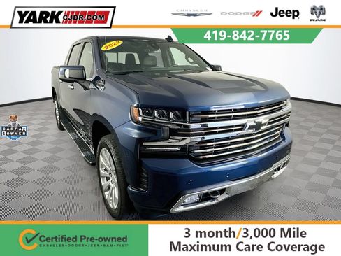 Used 2022 Chevrolet Silverado 1500 High Country w/ Technology Package AWD/4WD image 1