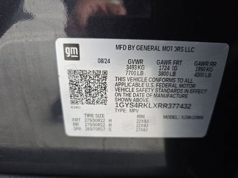 Used 2024 Cadillac Escalade ESV Sport Platinum w/ LPO, ONYX Package image 35