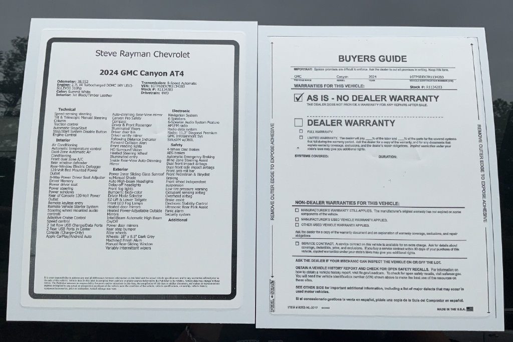 Used 2024 GMC Canyon AT4 w/ AT4 Premium Package AWD/4WD image 25