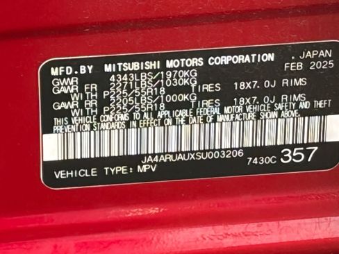 Used 2025 Mitsubishi Outlander Sport ES AWD/4WD image 20