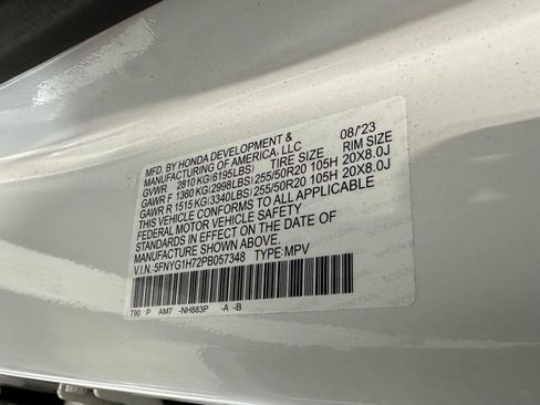 Certified 2023 Honda Pilot Touring image 16