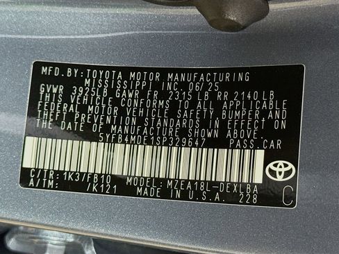 Certified 2025 Toyota Corolla LE w/ LE Premium Package FWD image 29