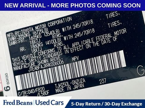 Used 2024 Toyota Land Cruiser Base image 16