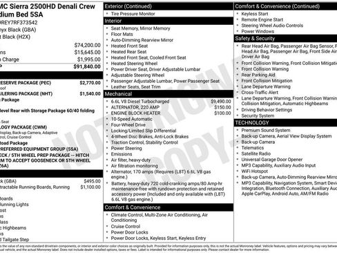 Used 2024 GMC Sierra 2500 Denali w/ Denali Reserve Package AWD/4WD image 36
