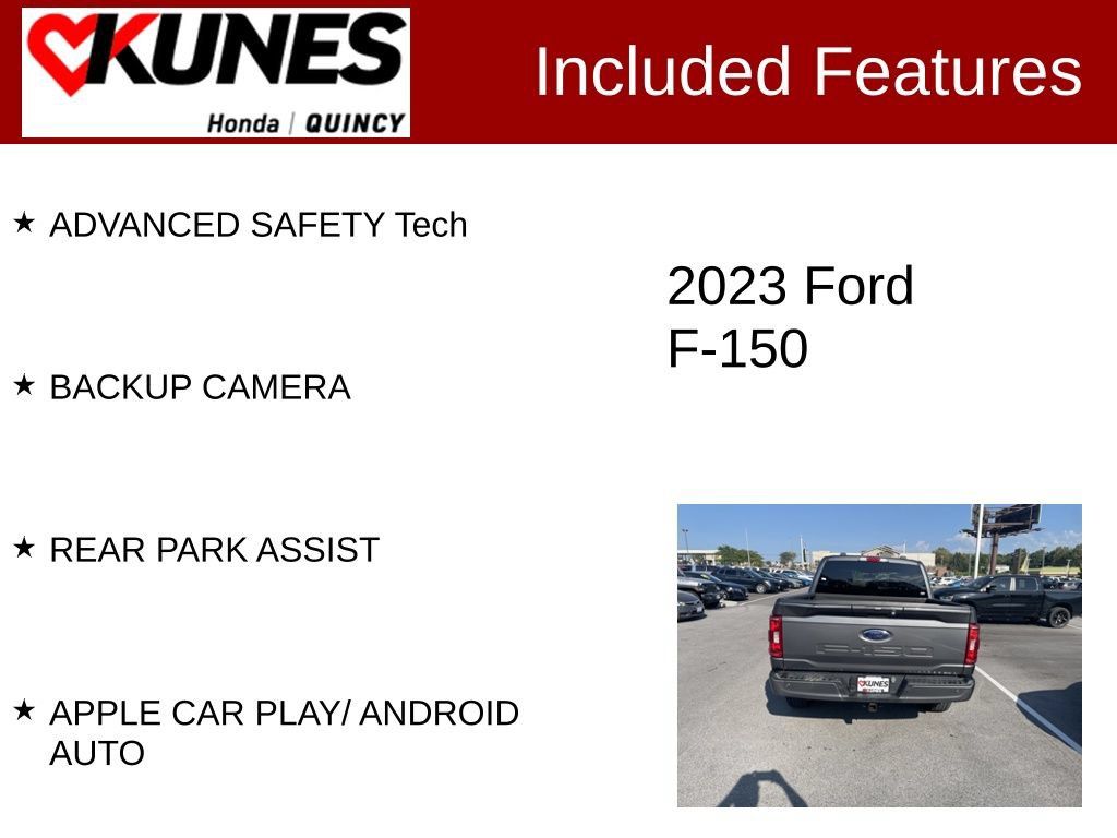 Used 2023 Ford F150 XLT w/ Equipment Group 302A High AWD/4WD image 2