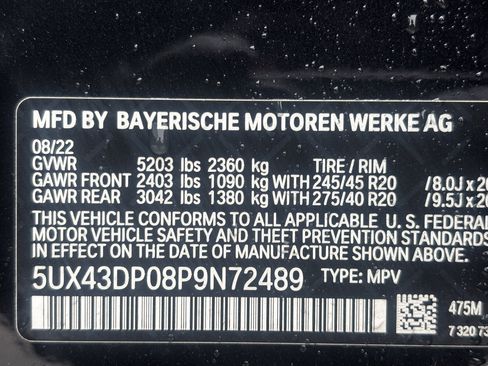 Used 2023 BMW X3 sDrive30i w/ M Sport Package RWD image 9
