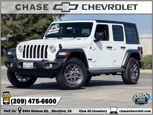 Used 2024 Jeep Wrangler Unlimited Sport AWD/4WD image 1