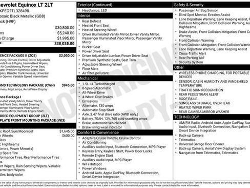 New 2026 Chevrolet Equinox LT w/ Convenience Package II image 12