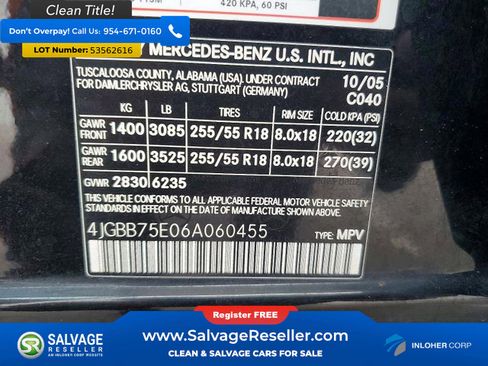 Used 2006 Mercedes-Benz ML 500 4MATIC image 17