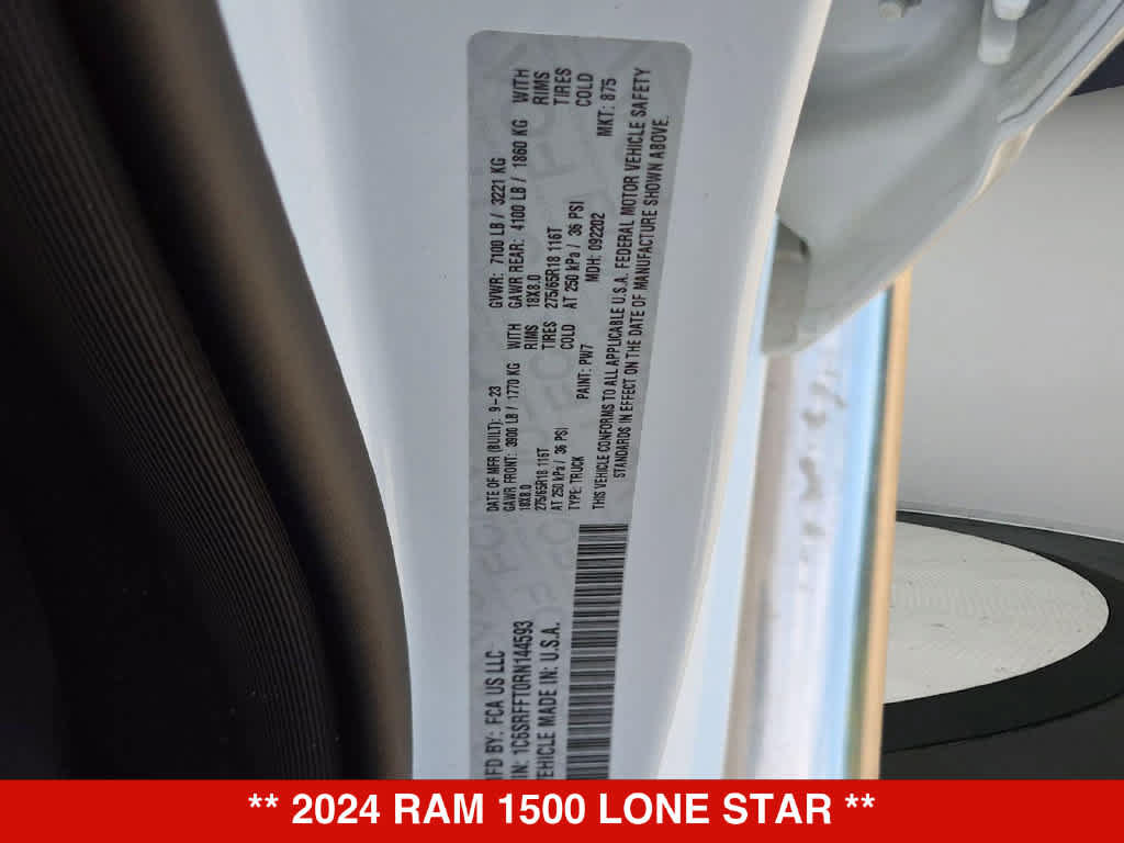 Certified 2024 RAM 1500 Lone Star AWD/4WD image 34