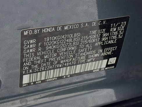 Certified 2024 Honda HR-V EX-L image 31