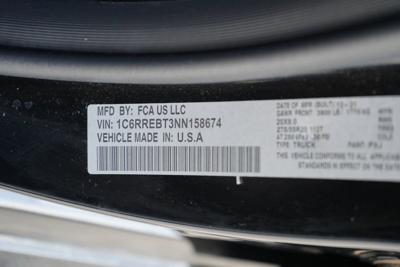 Used 2022 RAM 1500 Big Horn RWD image 3
