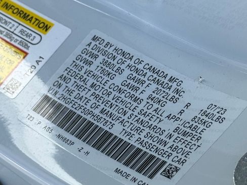 Certified 2023 Honda Civic Sport image 34