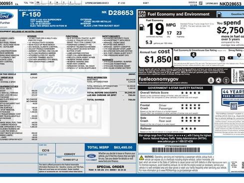 Used 2022 Ford F150 Lariat AWD/4WD image 3