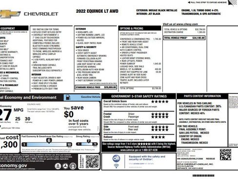 Used 2022 Chevrolet Equinox LT image 4