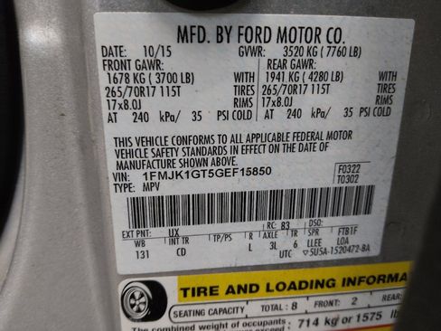 Used 2016 Ford Expedition EL XL image 33