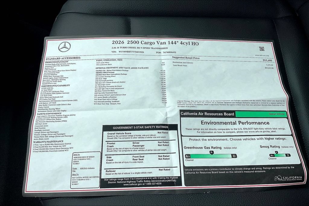 Used 2026 Mercedes-Benz Sprinter 2500 image 19