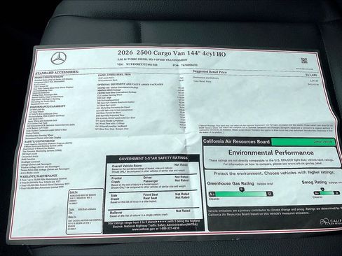 Used 2026 Mercedes-Benz Sprinter 2500 image 19